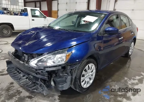 2019 Nissan Sentra S z USA, uszkodzony, nr VIN 3N1AB7AP1KY316313